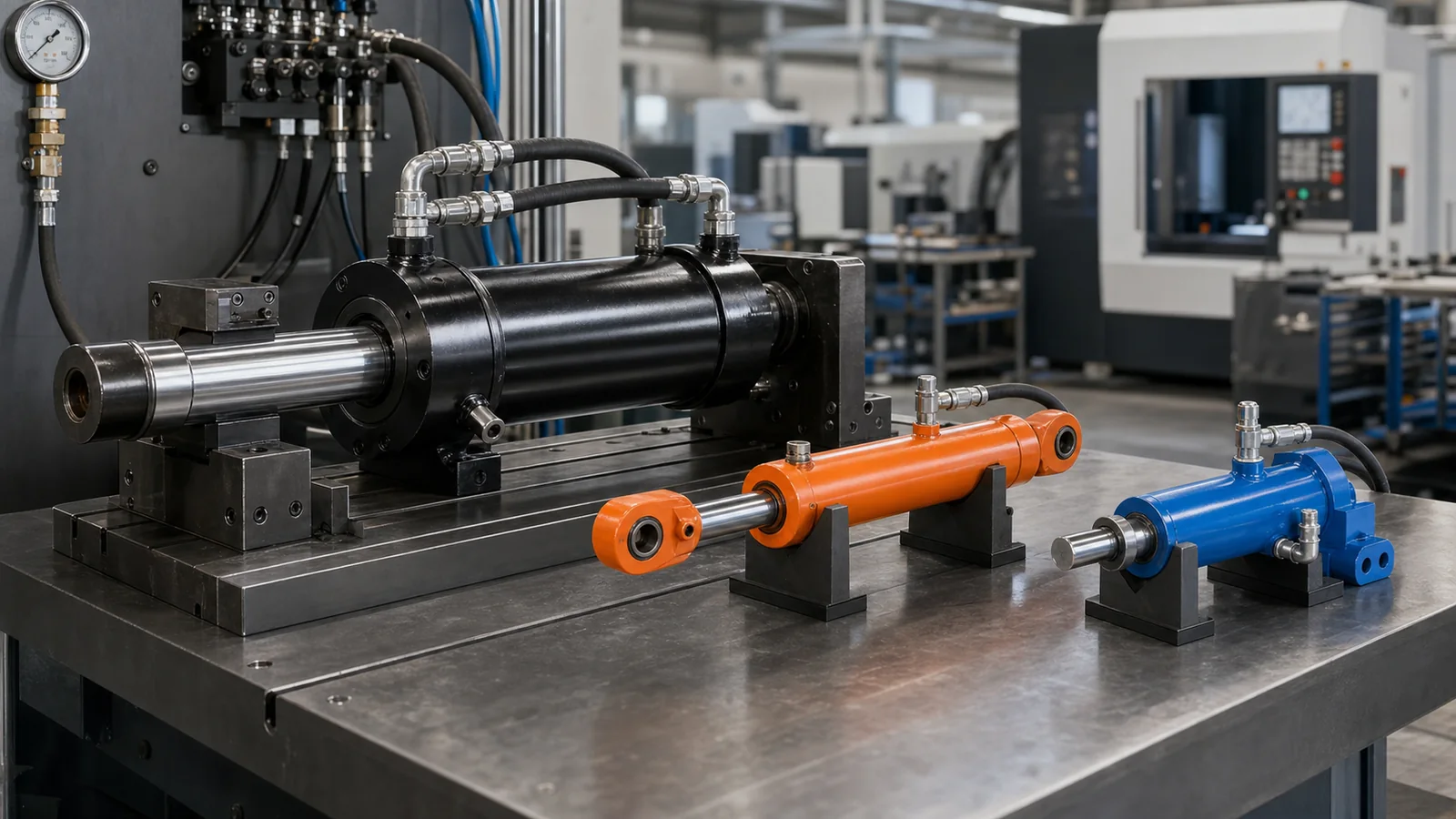 hydraulic cylinder manufacturing process inspection