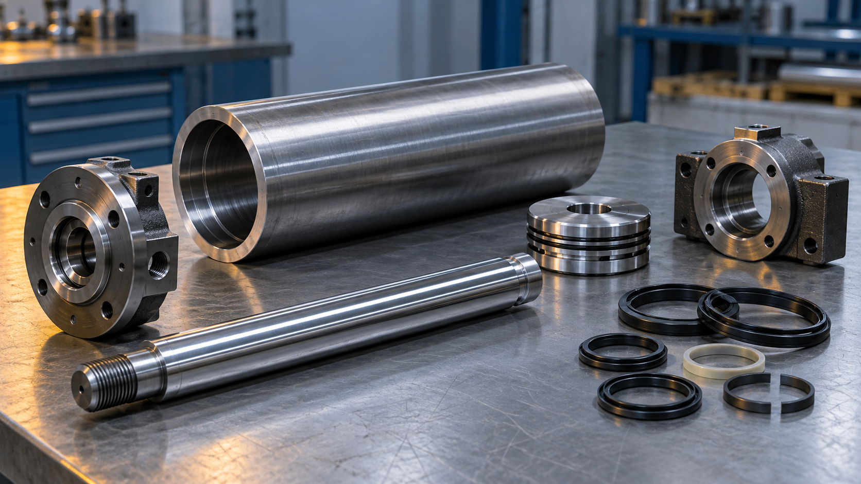 5 Basic Hydraulic Cylinder Components You Need to Know